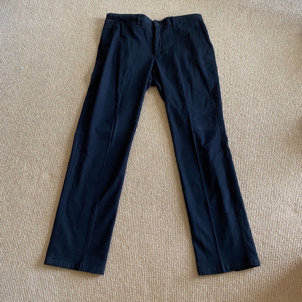 Men's Avirex Black Dress Pants, Size 38 Gently Used
